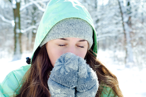 How to stay warm while working outside in the cold; gardening, chopping wood, or homesteading.